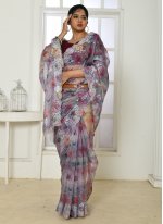 Subtle Sequins Silk Trendy Saree