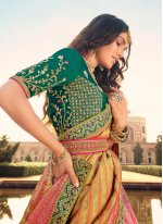 Superlative Resham Multi Colour Silk Designer Lehenga Choli