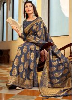 Superlative Weaving Designer Traditional Saree