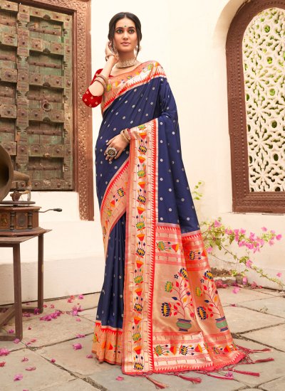 Surpassing Weaving Silk Designer Traditional Saree
