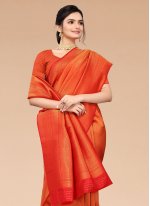 Swanky Woven Festival Traditional Saree