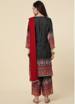 Tantalizing Crepe Silk Trendy Salwar Suit