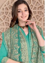 Tantalizing Silk Green Contemporary Saree