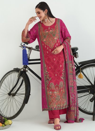 Tempting Pashmina Digital Print Trendy Salwar Suit