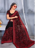 Thrilling Georgette Contemporary Style Saree
