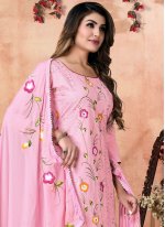Titillating Embroidered Casual Salwar Suit