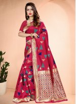 Trendy Art Banarasi Silk Designer Traditional Saree
