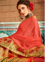 Trendy Printed Multi Colour Saree