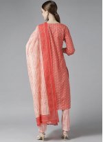 Trendy Salwar Suit Printed Cotton in Rust