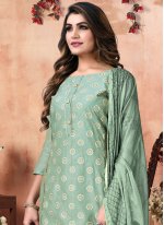 Turquoise Casual Salwar Suit