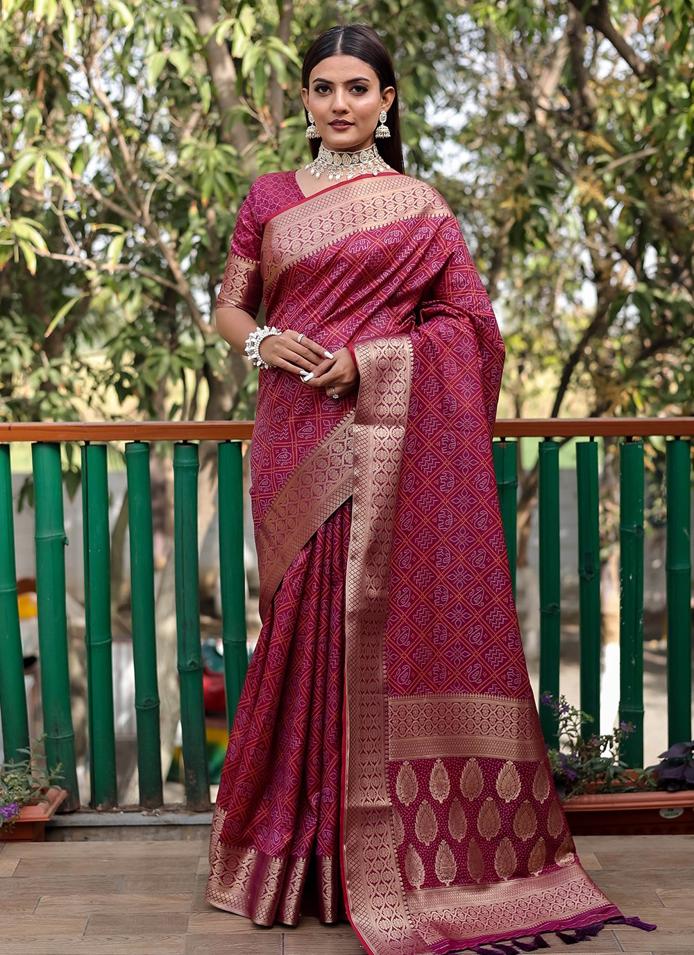 1 Red Kanjeevaram - 15+ Unique Bridal Looks | WedMeGood