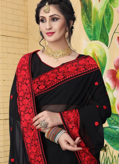 Versatile Embroidered Trendy Saree