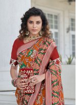 Versatile Patola Silk  Weaving Trendy Saree