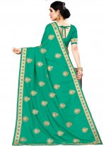 Versatile Silk Designer Half N Half Saree