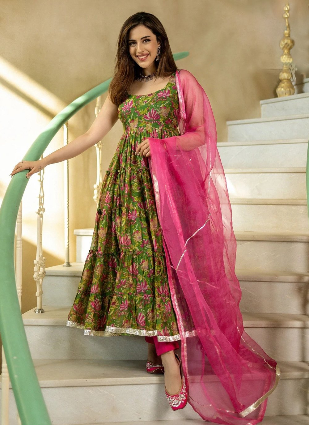 Pin by Shalini on saree gown | Frock design, Anarkali dress pattern,  Recycled dress