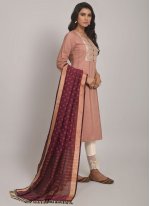 Viscose Designer Trendy Salwar Suit in Mauve 
