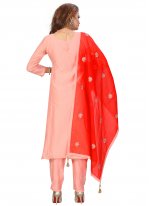 Vivacious Fancy Pink Readymade Suit 