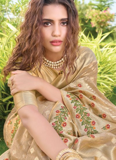 Vivid Embroidered Silk Designer Traditional Saree