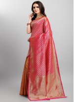 Voguish Banarasi Silk Shaded Saree