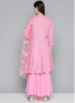 Voluptuous Pink Readymade Salwar Kameez