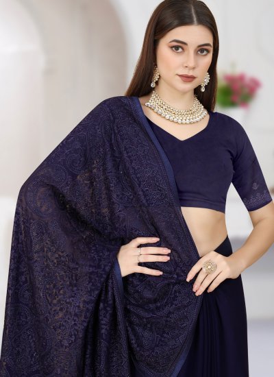 Whimsical Georgette Contemporary Saree