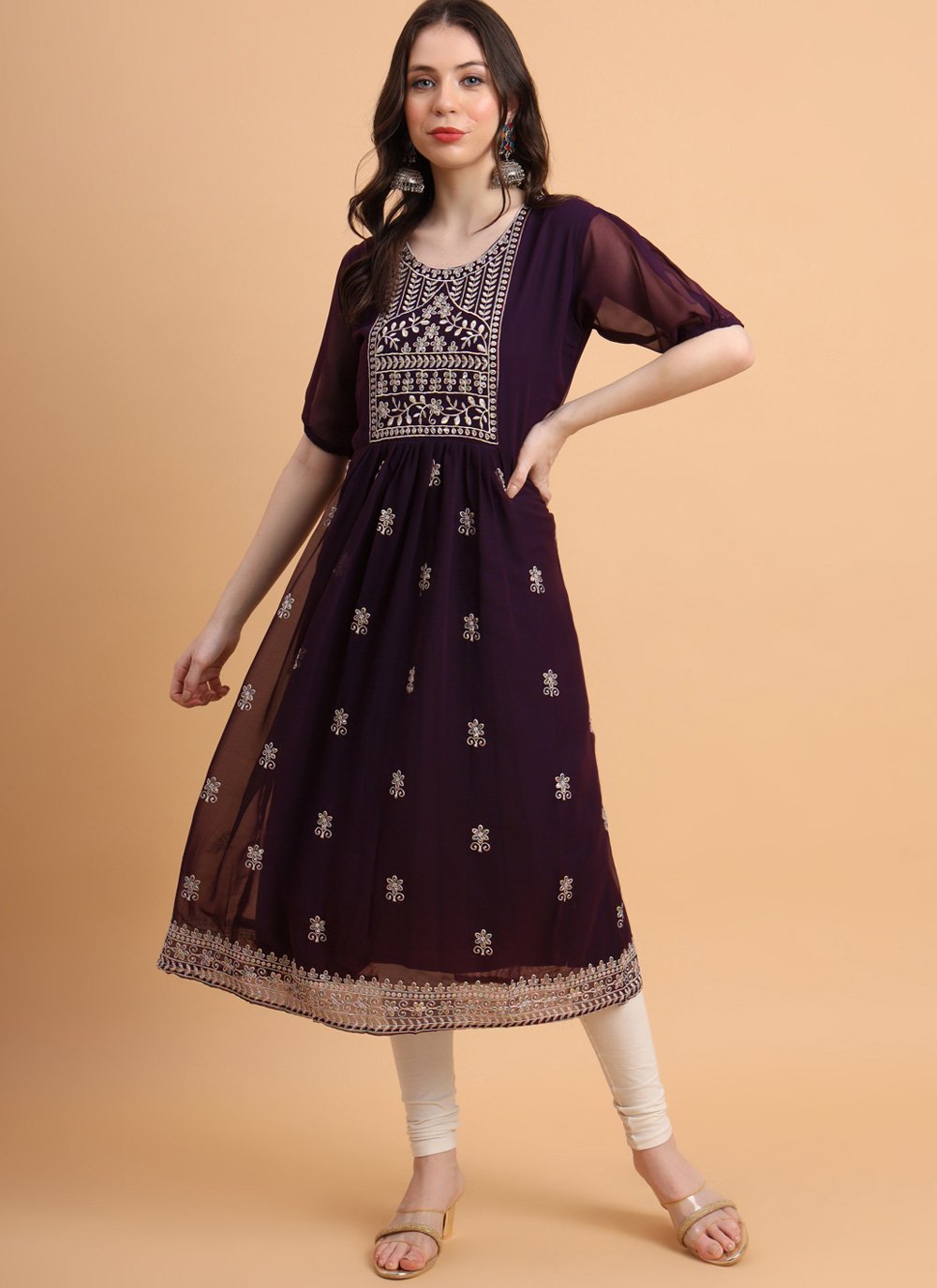 Party Wear Long Dress | Maharani Designer Boutique