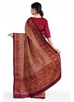 Winsome Printed Saree For Casual