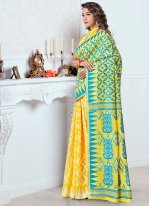 Yellow Color Traditional Saree