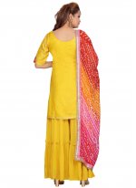 Yellow Fancy Festival Readymade Suit