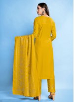 Yellow Festival Pant Style Suit