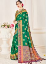 Zesty Woven Traditional Saree