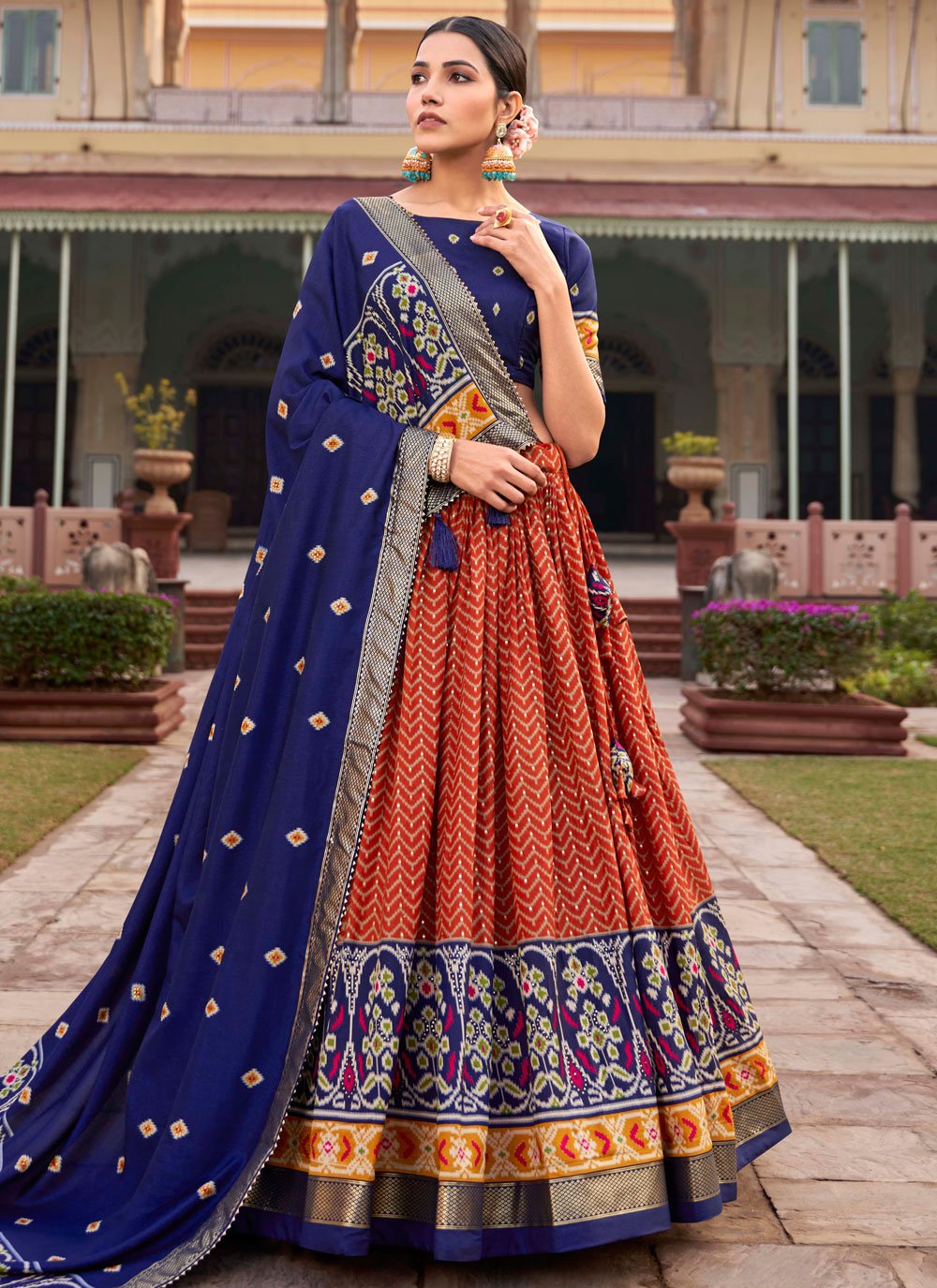 Buy Navy Blue Lehenga Choli online-Karagiri – Karagiri Global