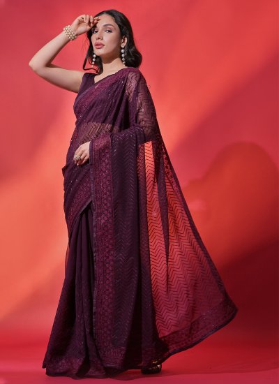 Adorable Embroidered Festival Trendy Saree