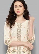 Adorable Floral Print Casual Party Wear Kurti