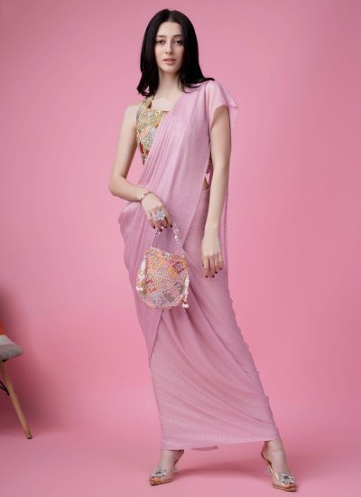 Adorning Embroidered Imported Contemporary Saree
