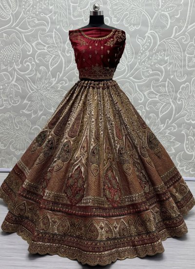 Attractive Sequins Velvet Lehenga Choli