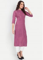 Awesome Embroidered Cotton Designer Kurti