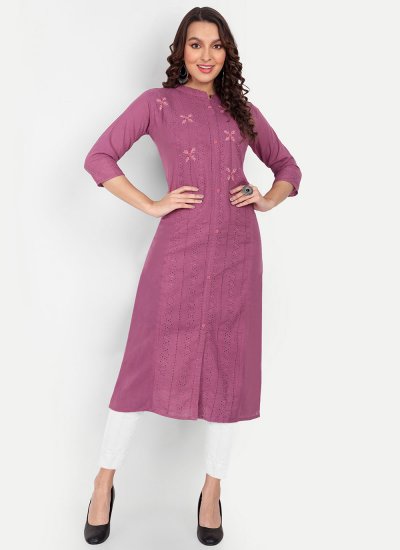 Awesome Embroidered Cotton Designer Kurti
