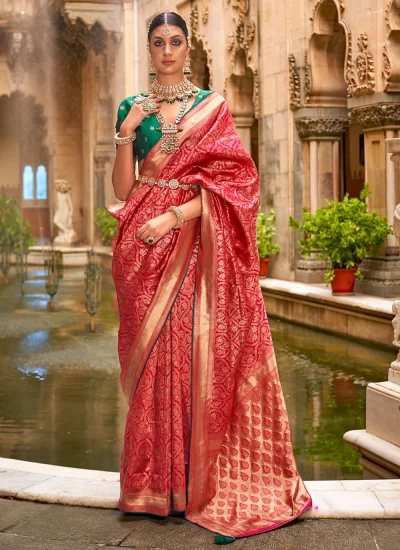 Bridal zardosi saree hotsell