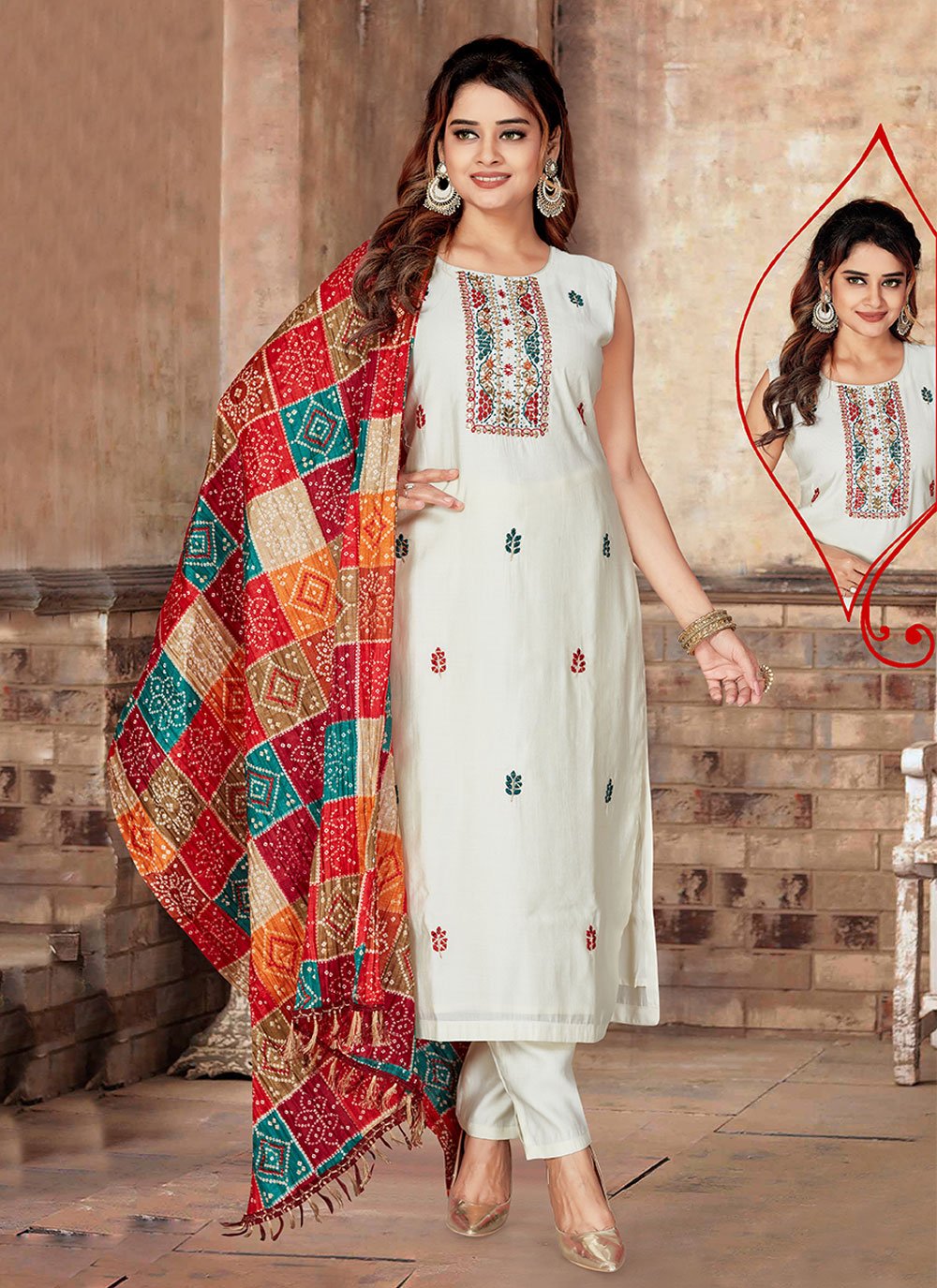 Best Embroidered Party Readymade Salwar Suit