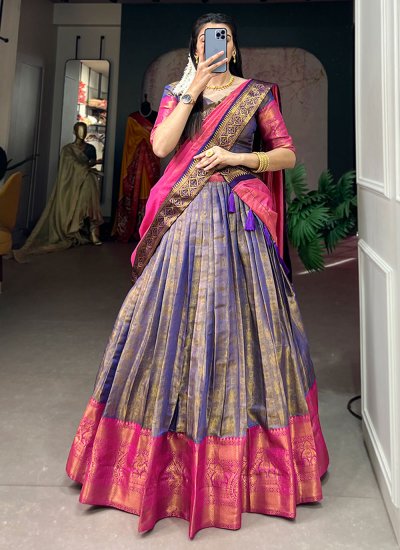 Pink Appliqued Net Lehenga Choli | Lehenga designs, Indian bridal wear, Net  lehenga