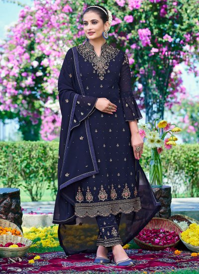 Pant Style Suit: Pant Style Salwar Kameez - Saree Saga