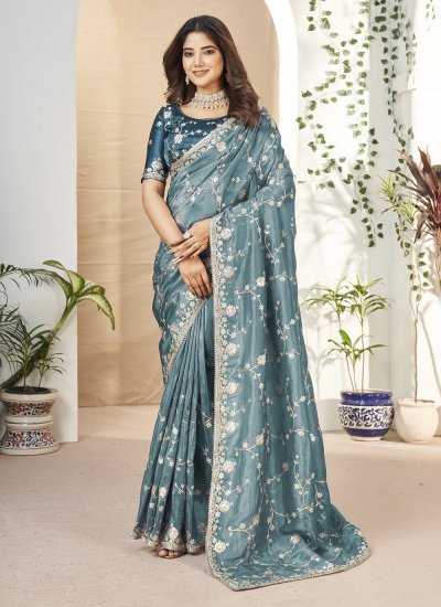 Compelling Fancy Fabric Traditional Saree