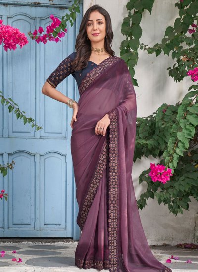 Competent Embroidered Classic Saree