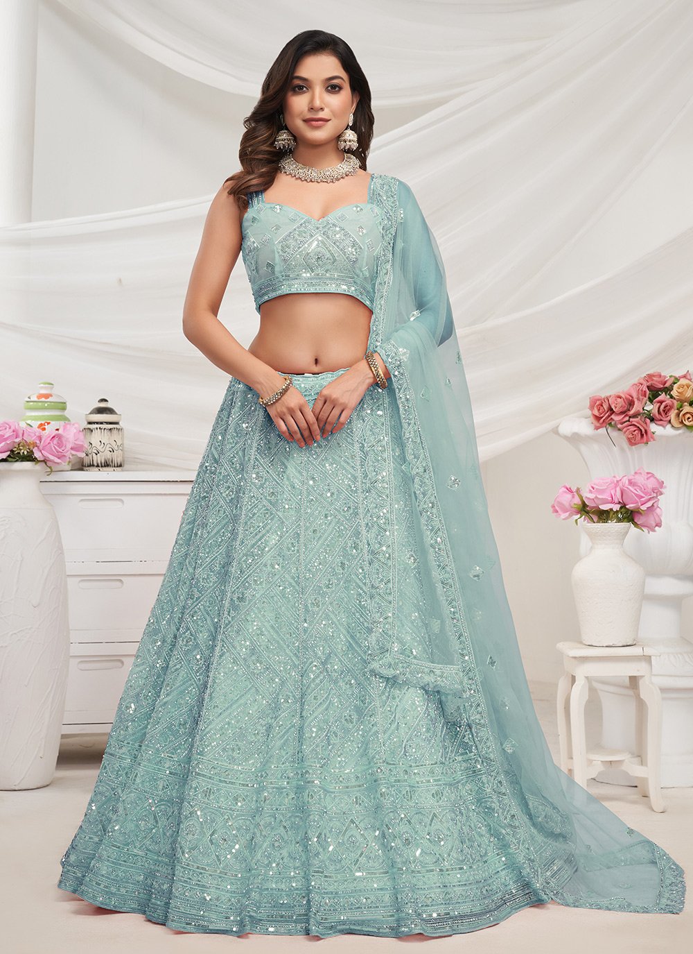 A line lehenga choli best sale