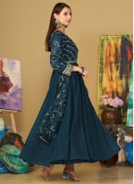 Dashing Georgette Morpeach  Embroidered Salwar Suit