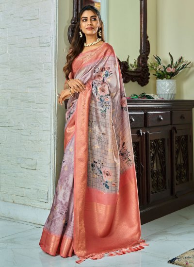 Dazzling Handloom silk Festival Saree