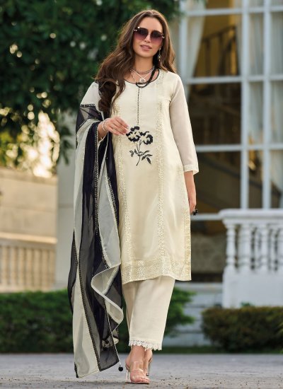 Buy Pant Style Designer Salwar Suit For Ceremonial Online