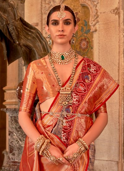 Deserving Banarasi Silk Party Contemporary Style Saree