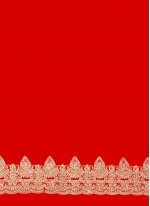 Diamond Georgette Trendy Saree in Red